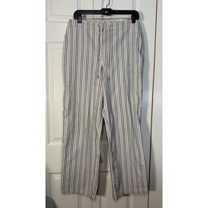 Valerie Stevens Striped Pants Tan Size 4